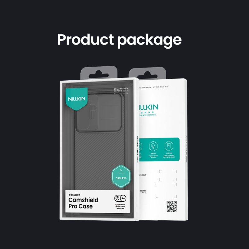 Nillkin CamShield PRO Zadní Kryt pro Samsung Galaxy A37 Transparent Black - obrázek č. 1