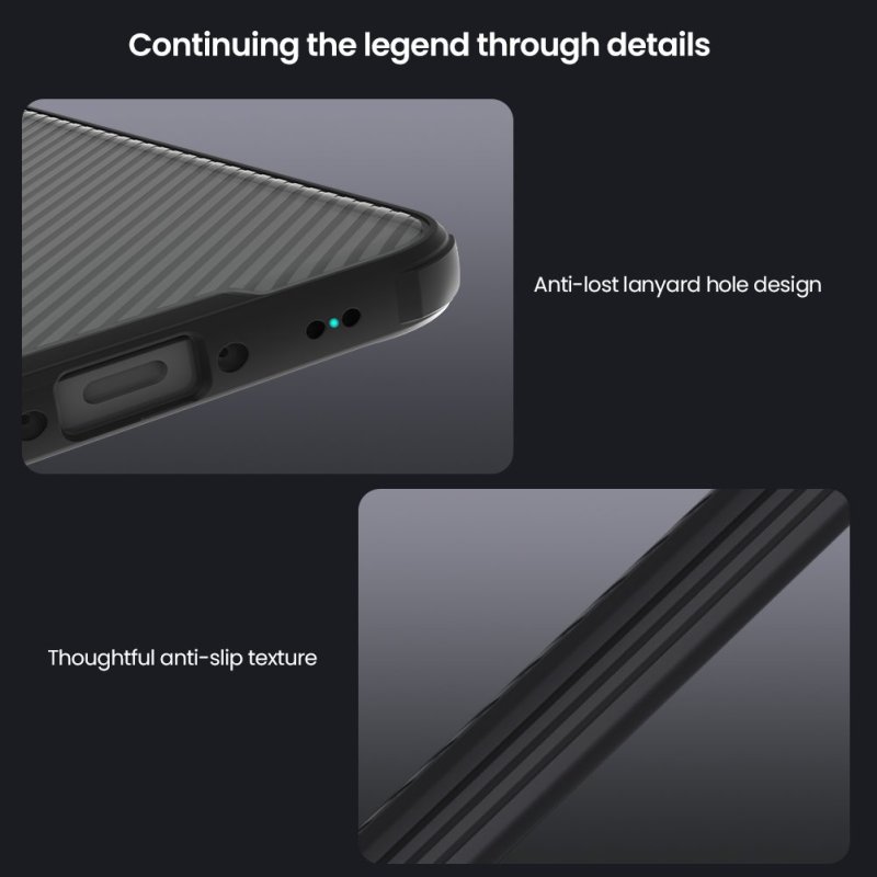 Nillkin CamShield PRO Zadní Kryt pro Samsung Galaxy A37 Transparent Black - obrázek č. 4