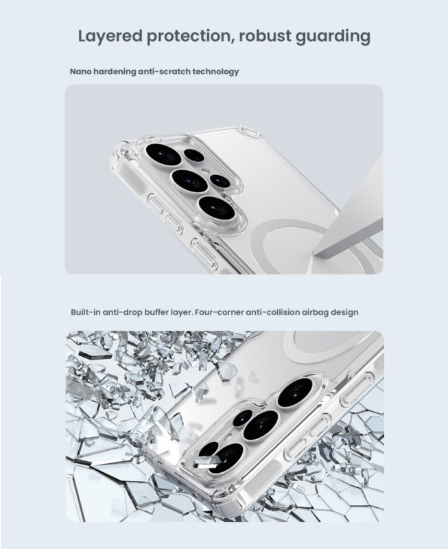 Nillkin Nature TPU PRO Magnetic Kryt pro Samsung Galaxy S26 Ultra Transparent - obrázek produktu