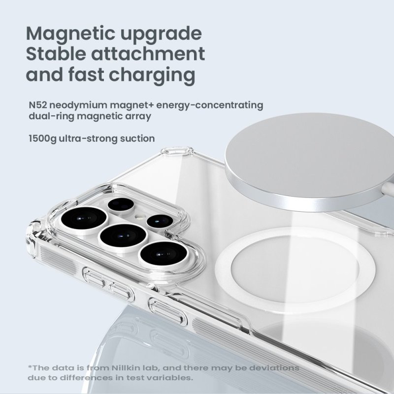 Nillkin Nature TPU PRO Magnetic Kryt pro Samsung Galaxy S26 Ultra Transparent - obrázek č. 7