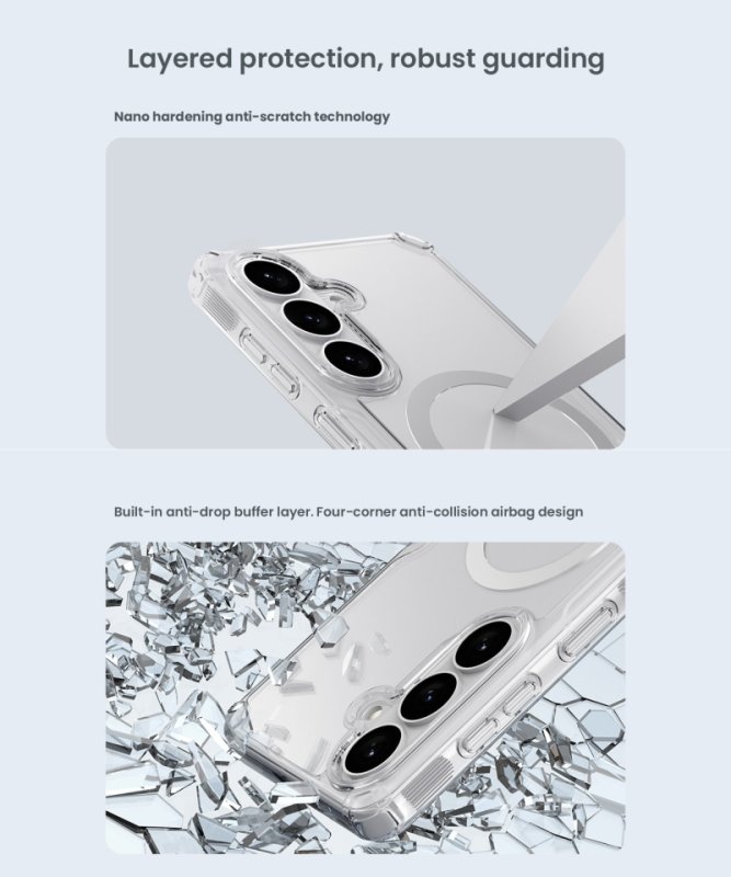 Nillkin Nature TPU PRO Magnetic Kryt pro Samsung Galaxy S26 Transparent - obrázek č. 4