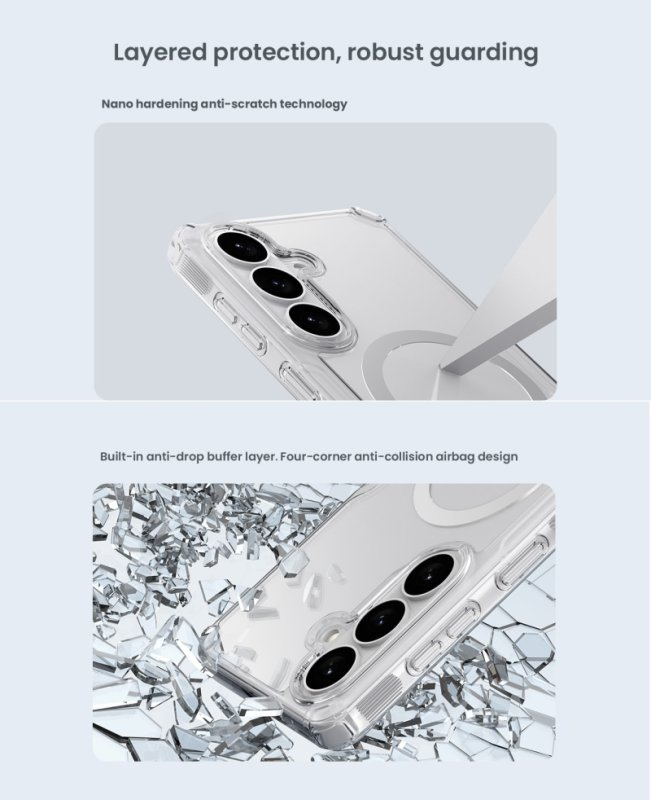 Nillkin Nature TPU PRO Magnetic Kryt pro Samsung Galaxy S26+ Transparent - obrázek č. 5