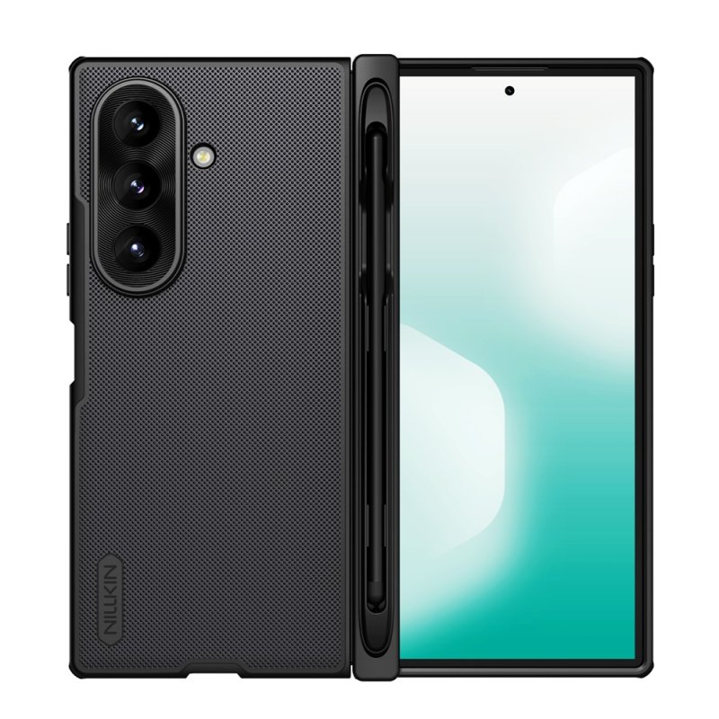 Nillkin Super Frosted FOLD Magnetic Pen Slot Zadní Kryt pro Samsung Galaxy Z Fold 8 Ultra Black - obrázek produktu