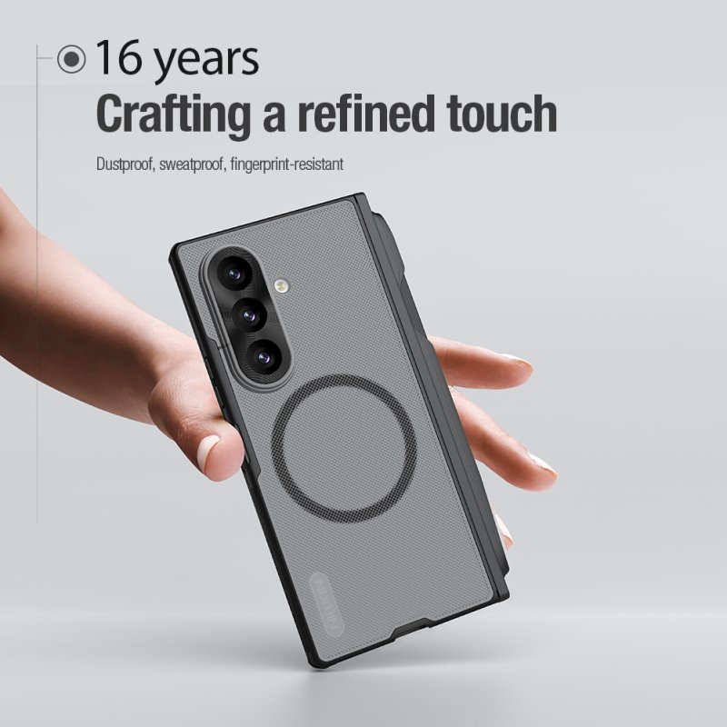 Nillkin Super Frosted FOLD Magnetic Pen Slot Zadní Kryt pro Samsung Galaxy Z Fold 8 Ultra Transparen - obrázek č. 6