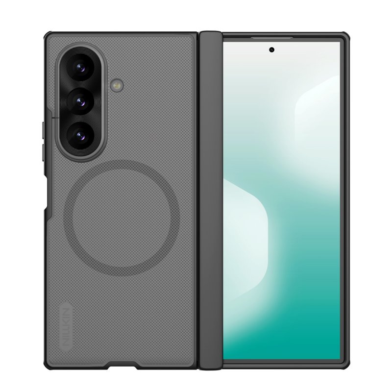 Nillkin Super Frosted FOLD Magnetic Zadní Kryt pro Samsung Galaxy Z Fold 8 Ultra Transparent Black - obrázek produktu
