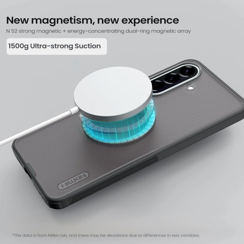 Nillkin Super Frosted PRO Magnetic Zadní Kryt pro Samsung Galaxy A57 Transparent Black - obrázek č. 4