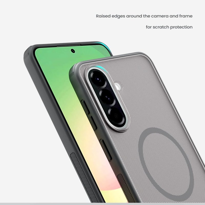 Nillkin Super Frosted PRO Magnetic Zadní Kryt pro Samsung Galaxy A57 Transparent Black - obrázek č. 2