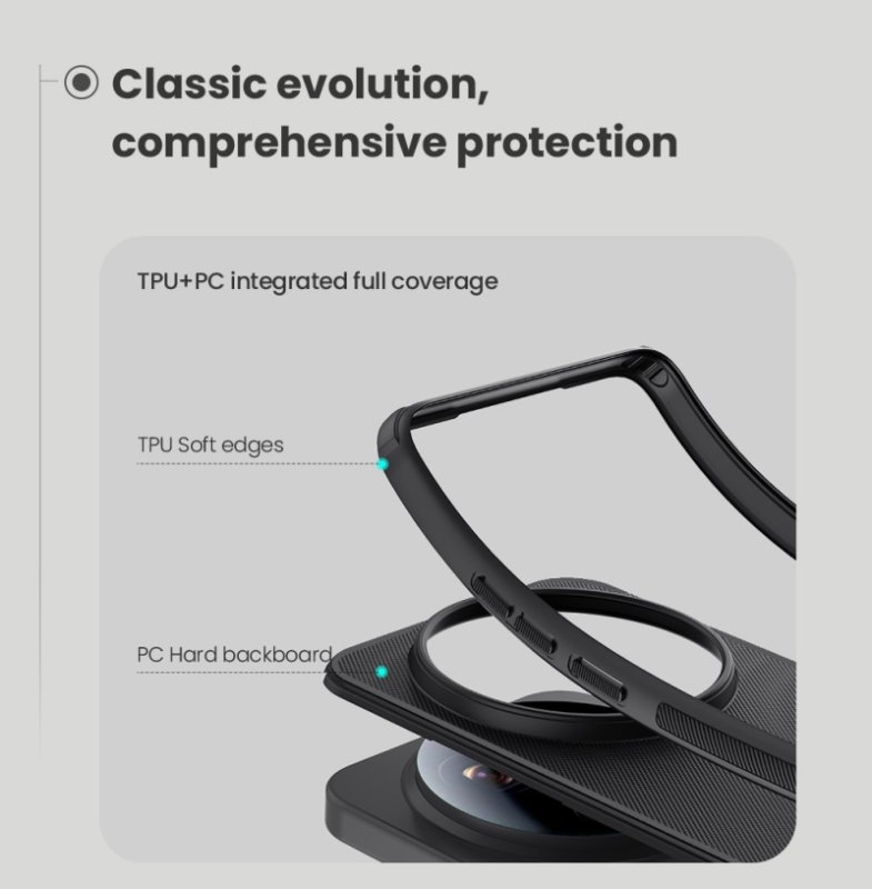 Nillkin Super Frosted PRO Magnetic Zadní Kryt pro Xiaomi 17 Ultra Black - obrázek č. 4
