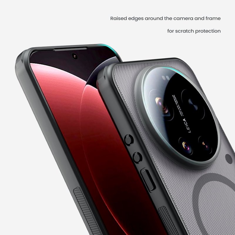 Nillkin Super Frosted PRO Magnetic Zadní Kryt pro Xiaomi 17 Ultra Transparent Black - obrázek č. 2