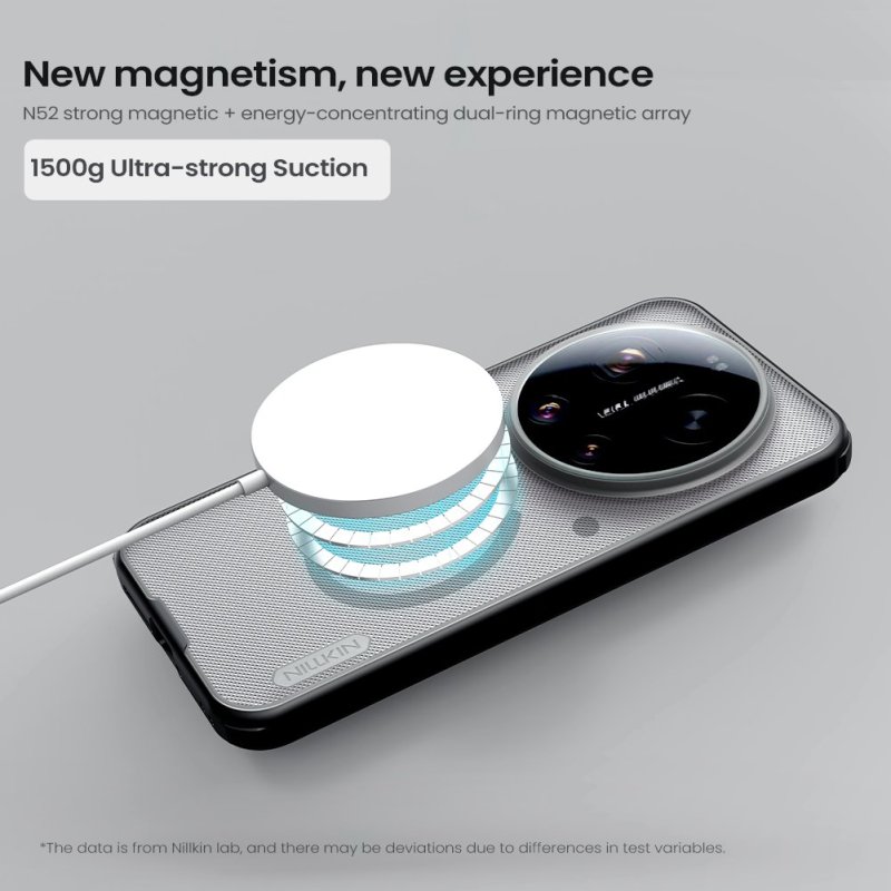 Nillkin Super Frosted PRO Magnetic Zadní Kryt pro Xiaomi 17 Ultra Transparent Black - obrázek č. 5