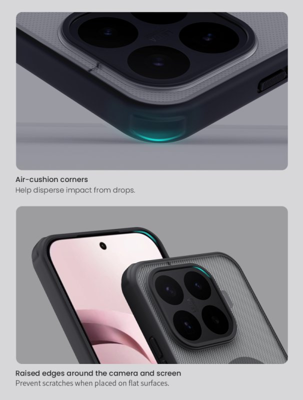 Nillkin Super Frosted PRO Magnetic Zadní Kryt pro Xiaomi 17T Black - obrázek č. 4