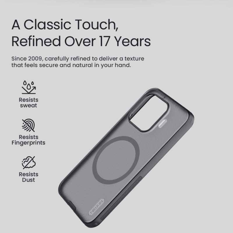 Nillkin Super Frosted PRO Magnetic Zadní Kryt pro Xiaomi 17T Pro Black - obrázek č. 7