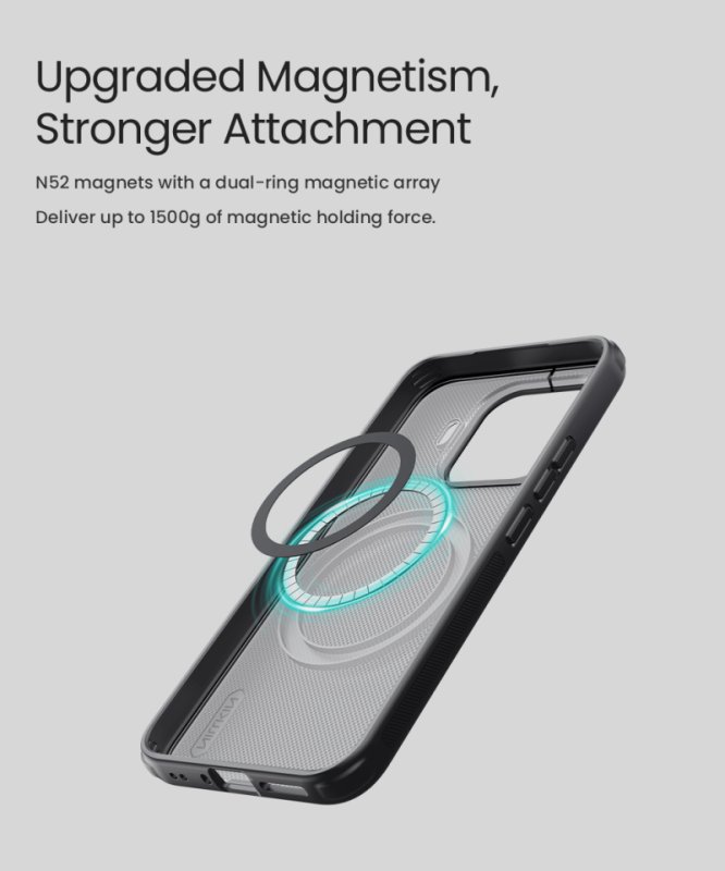 Nillkin Super Frosted PRO Magnetic Zadní Kryt pro Xiaomi 17T Pro Transparent Black - obrázek č. 5