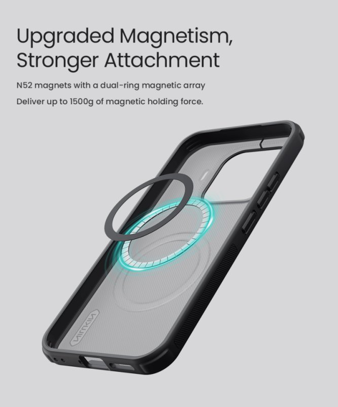 Nillkin Super Frosted PRO Magnetic Zadní Kryt pro Xiaomi 17T Transparent Black - obrázek č. 5
