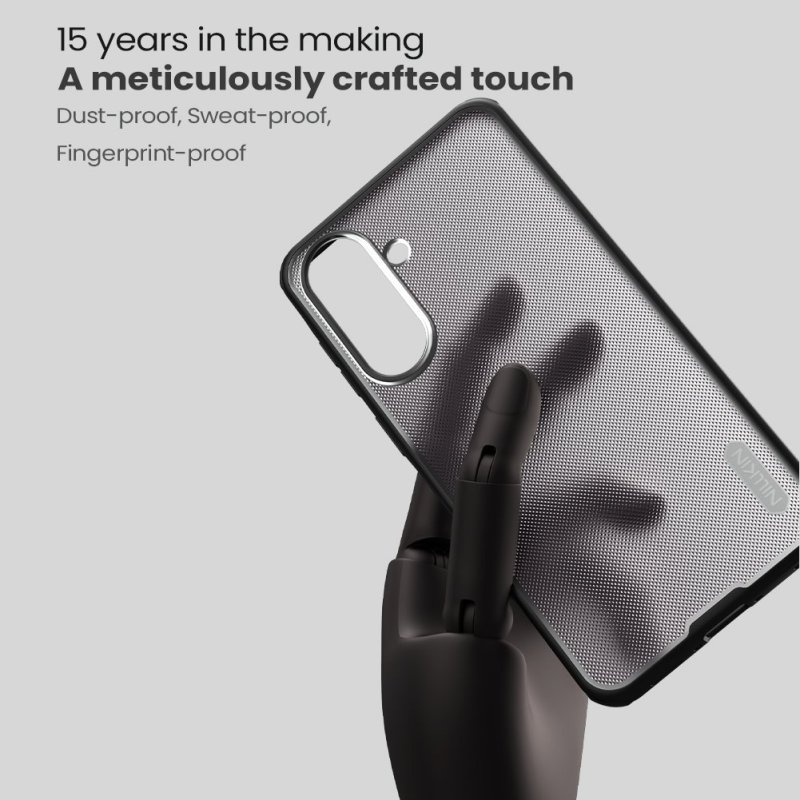Nillkin Super Frosted PRO Zadní Kryt pro Samsung Galaxy A37 Transparent Black - obrázek č. 4