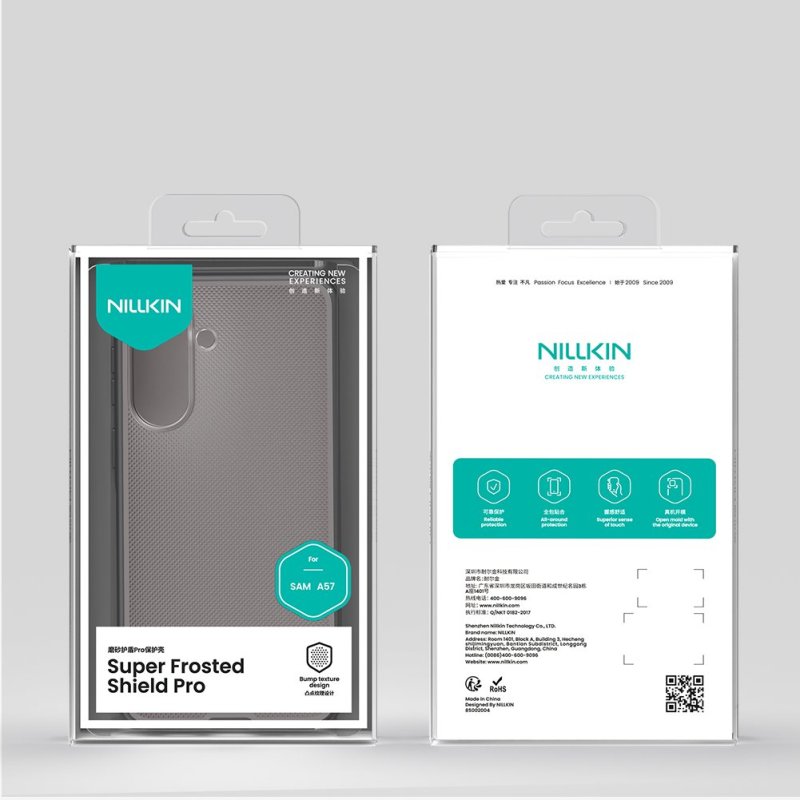Nillkin Super Frosted PRO Zadní Kryt pro Samsung Galaxy A57 Transparent Black - obrázek č. 1