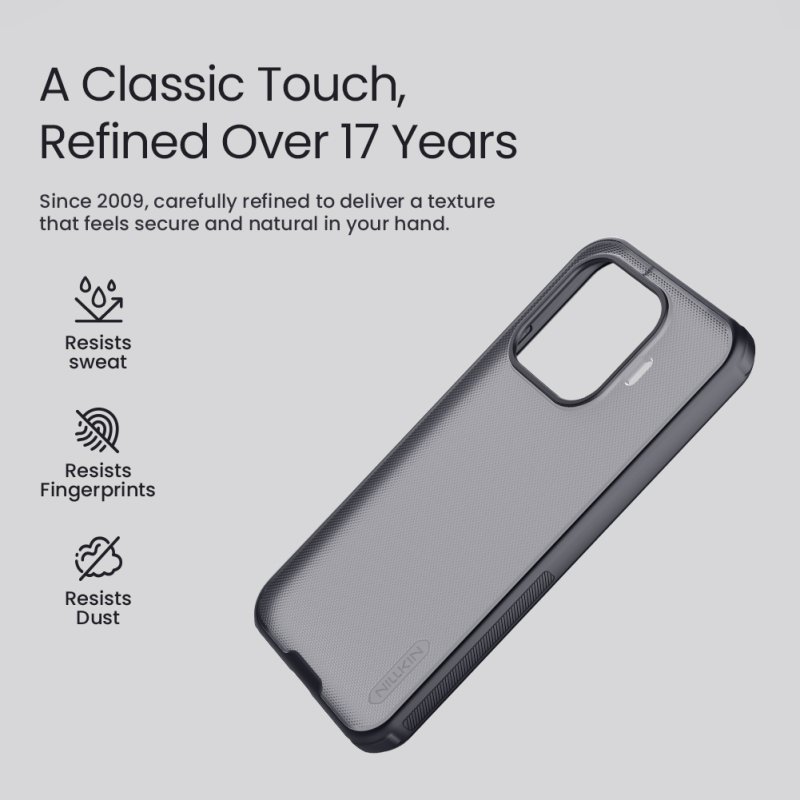 Nillkin Super Frosted PRO Zadní Kryt pro Xiaomi 17T Black - obrázek č. 5