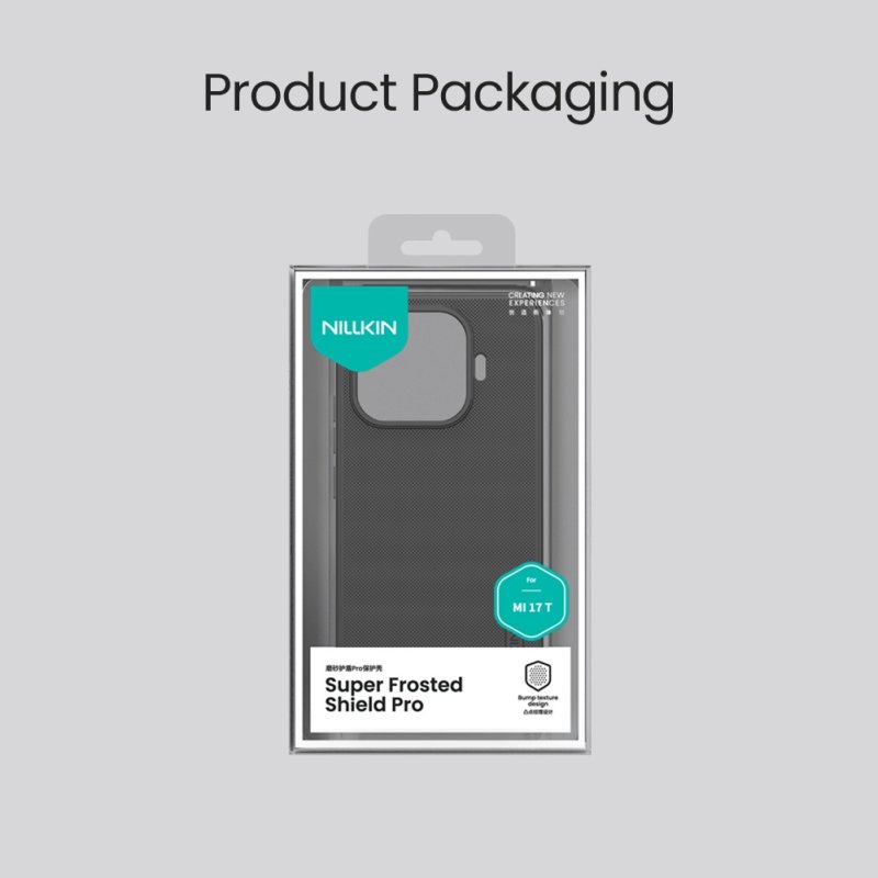 Nillkin Super Frosted PRO Zadní Kryt pro Xiaomi 17T Black - obrázek č. 1