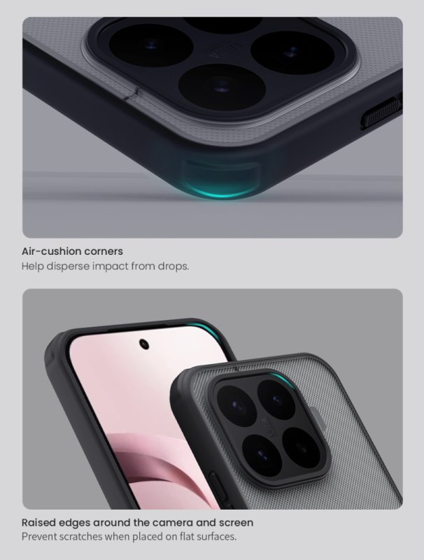 Nillkin Super Frosted PRO Zadní Kryt pro Xiaomi 17T Black - obrázek č. 3