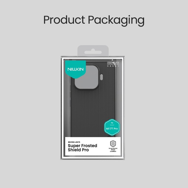 Nillkin Super Frosted PRO Zadní Kryt pro Xiaomi 17T Pro Black - obrázek č. 1