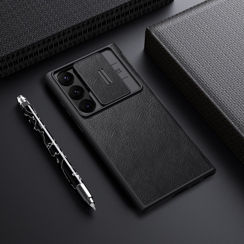 Nillkin Qin Book PRO Pouzdro pro Samsung Galaxy S23 Ultra Black - obrázek č. 8