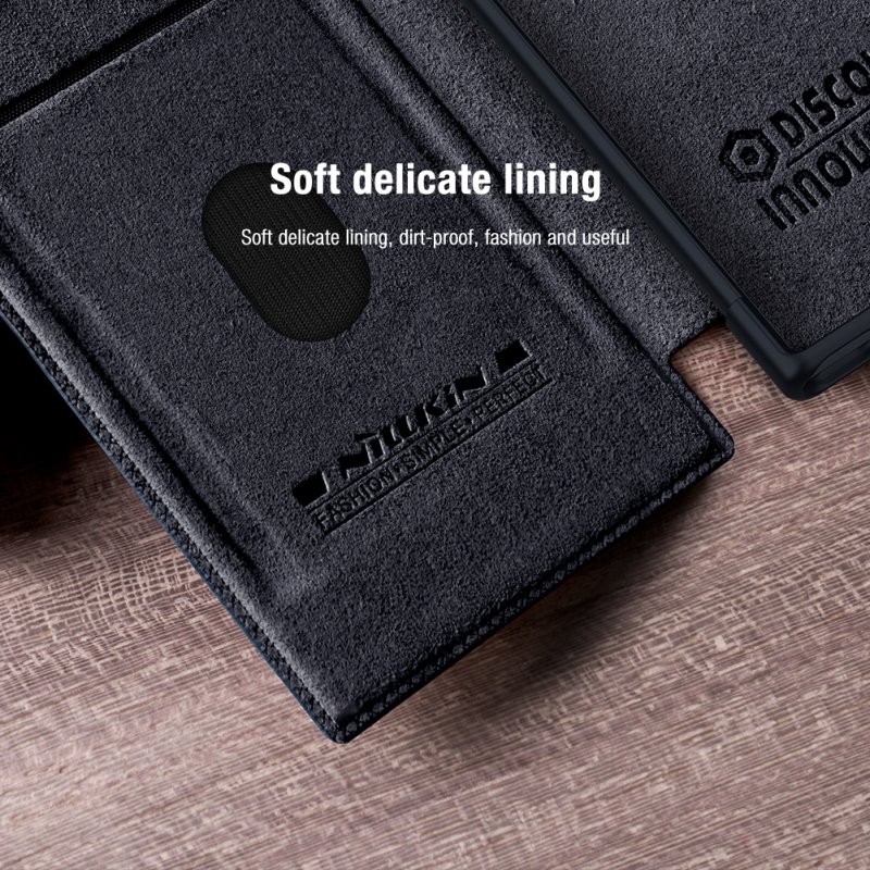 Nillkin Qin Book PRO Pouzdro pro Samsung Galaxy S23 Ultra Black - obrázek č. 6