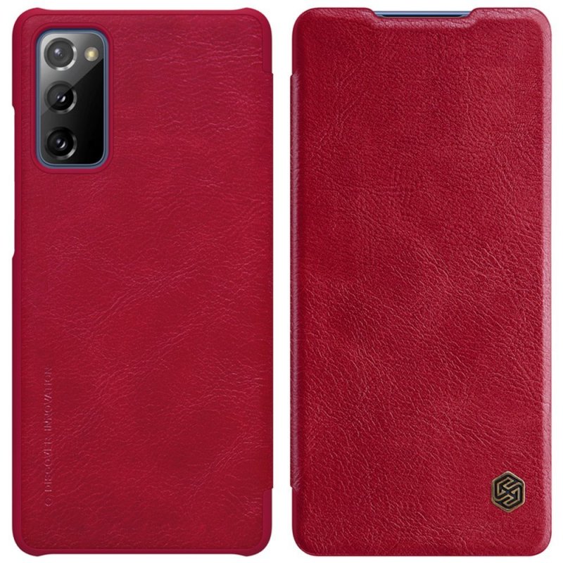 Nillkin Qin Book Pouzdro Samsung S20 FE Red - obrázek produktu