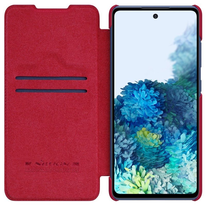 Nillkin Qin Book Pouzdro Samsung S20 FE Red - obrázek č. 2