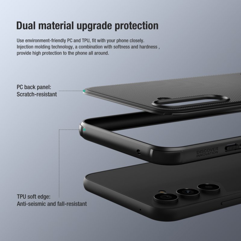 Nillkin Frosted PRO Zadní Kryt pro Samsung Galaxy A54 5G Black - obrázek č. 3