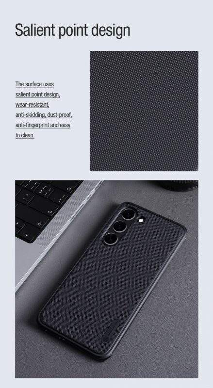 Nillkin Frosted PRO Magnetic Zadní Kryt pro Samsung Galaxy S23 Black - obrázek č. 7