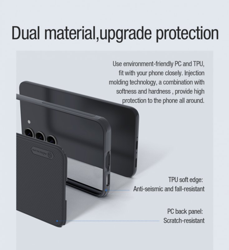 Nillkin Frosted PRO Magnetic Zadní Kryt pro Samsung Galaxy S23 Black - obrázek č. 5