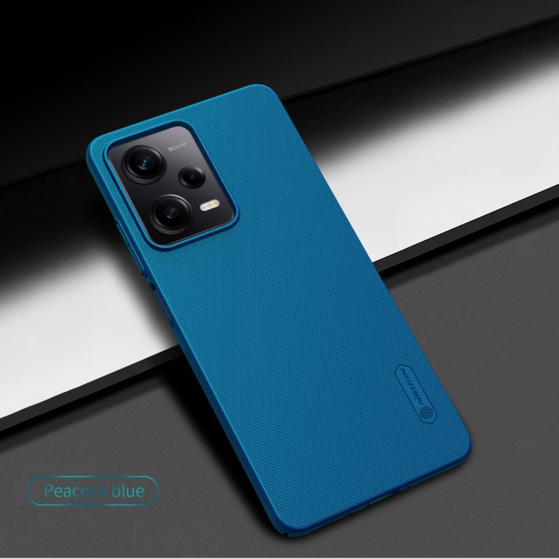 Nillkin Super Frosted Zadní Kryt pro Xiaomi Redmi Note 12 Pro 5G/ Poco X5 Pro 5G Peacock Blue - obrázek č. 6