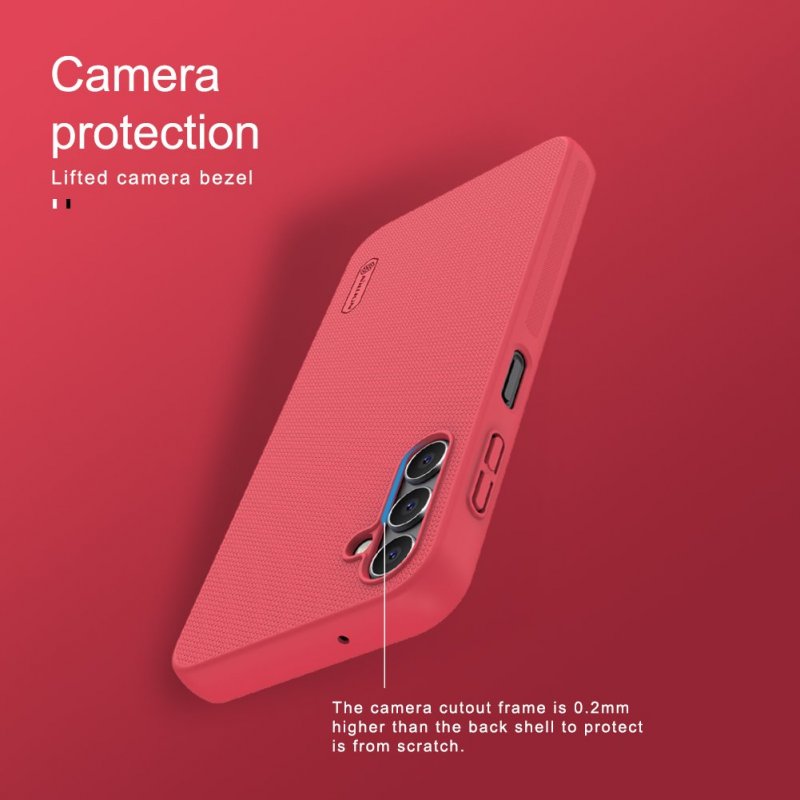 Nillkin Super Frosted Zadní Kryt pro Samsung Galaxy A14 4G Bright Red - obrázek č. 5