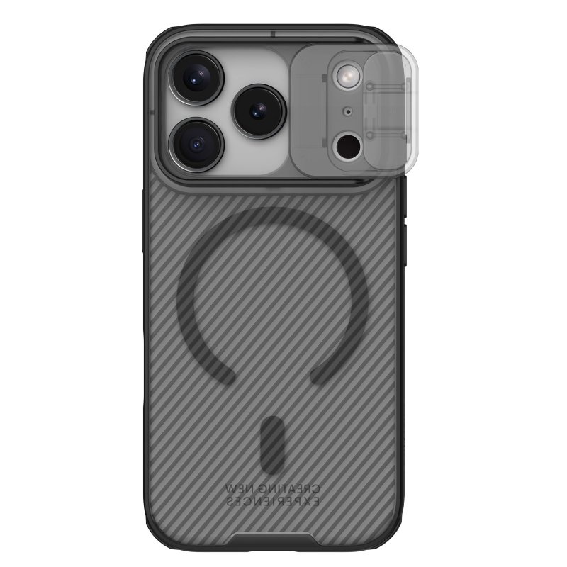 Nillkin CamShield PRO Magnetic Zadní Kryt pro Apple iPhone 17 Pro Transparent Black - obrázek produktu