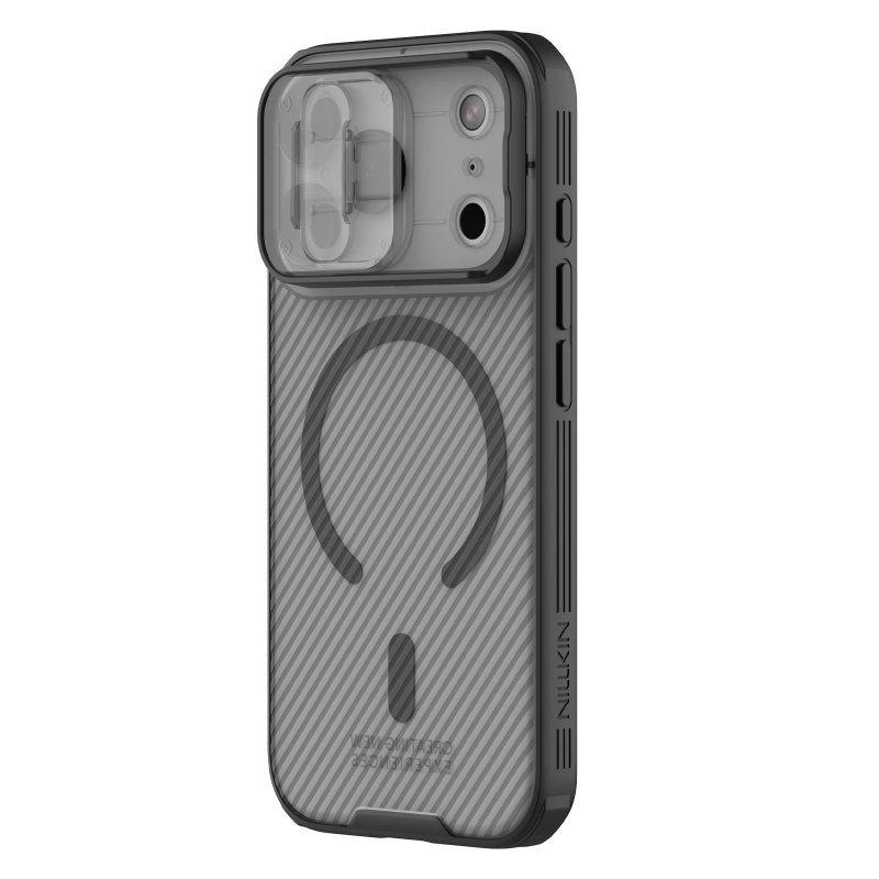 Nillkin CamShield PRO Magnetic Zadní Kryt pro Apple iPhone 17 Pro Transparent Black - obrázek č. 1