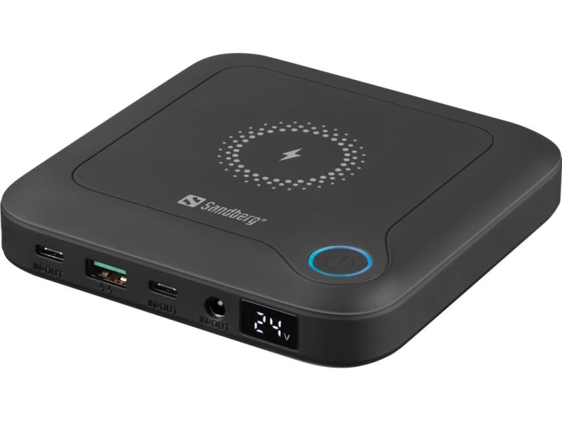 Sandberg All-in1 Laptop Powerbank 25000, černý - obrázek produktu