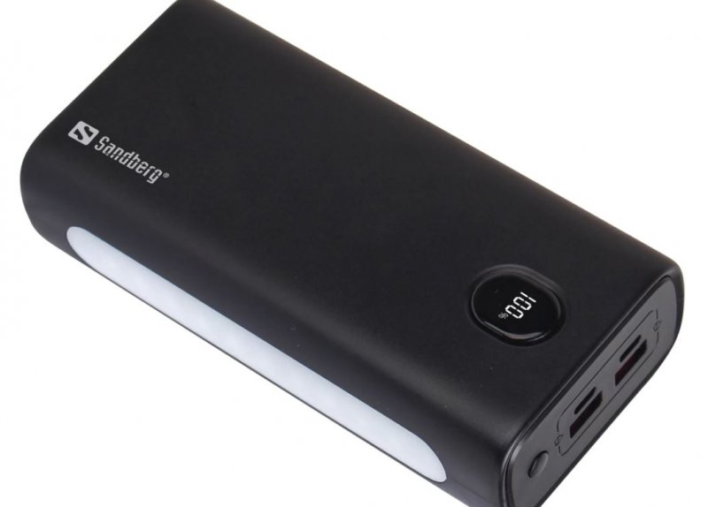 Sandberg Powerbank USB-C PD 20W 30000, černá - obrázek produktu
