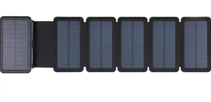 Sandberg Solar 6-Panel Powerbank 20000, solární nabíječka, černá - obrázek produktu