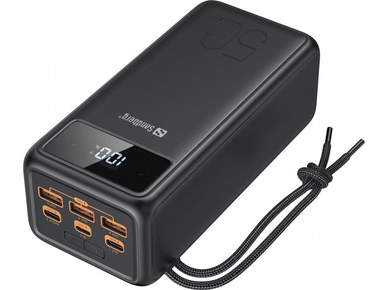 Sandberg Powerbank USB-C PD 130W 50000 černá - obrázek produktu