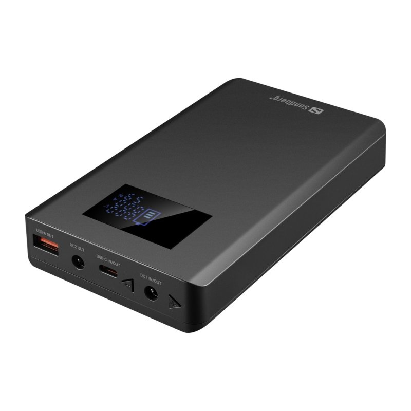 Sandberg Laptop Powerbanka 20000mAh PD100W, černá - obrázek produktu