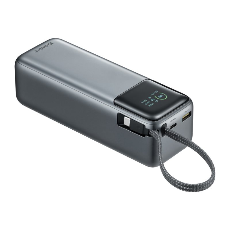 Sandberg All-in1 Powerbank 27000 mAh PD 240W, powerbanka s USB-C kabelem, černá - obrázek č. 4