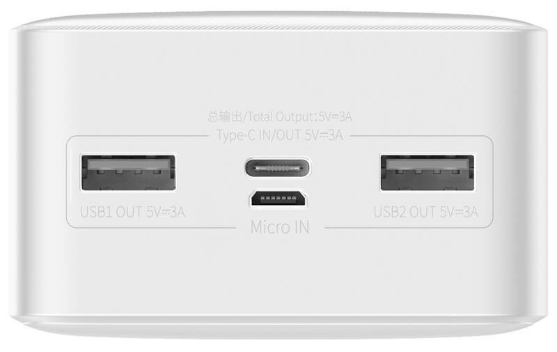Baseus PPBD050202 Bipow Digital Display Powerbanka 30000mAh 15W White - obrázek č. 3