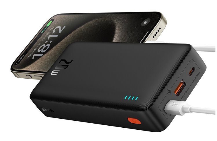 Baseus Airpow 20W Fast Charge Powerbanka 20000mAh Black - obrázek č. 2