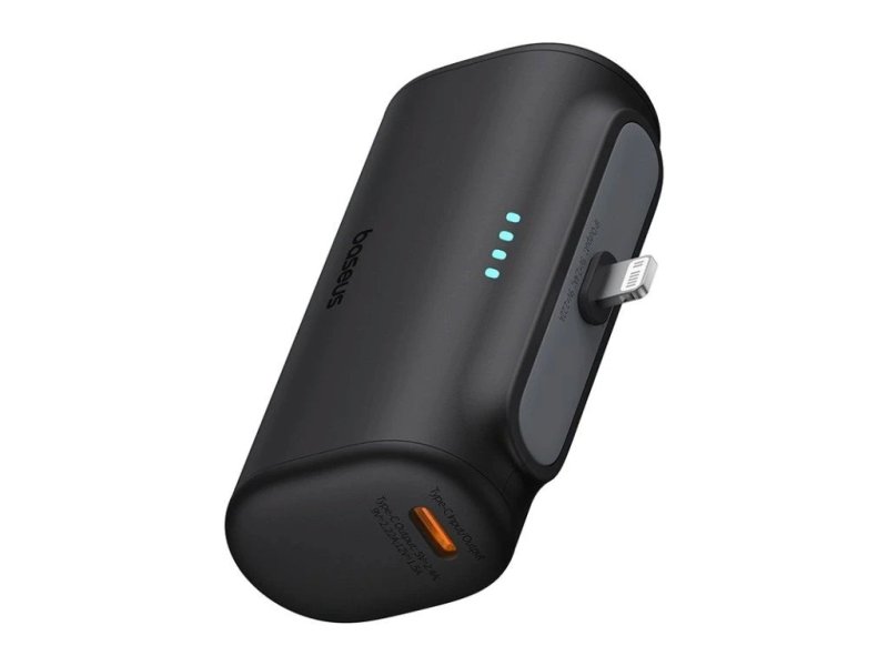 Baseus Compact (IP Edition) 20W Fast Charge USB-C Powerbanka 5000mAh Cluster Black - obrázek č. 1