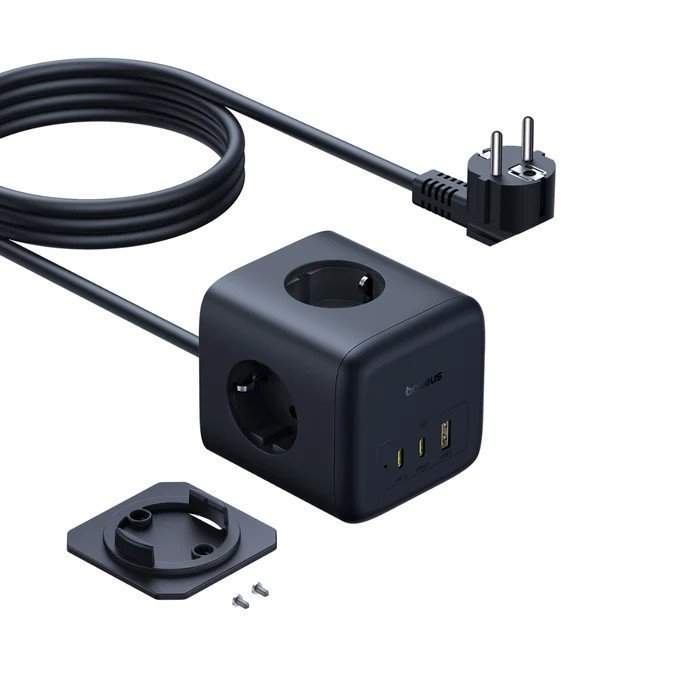 Baseus EnerFill FA11 6v1 Napájecí Kostka 67W Cosmic Black - obrázek č. 1