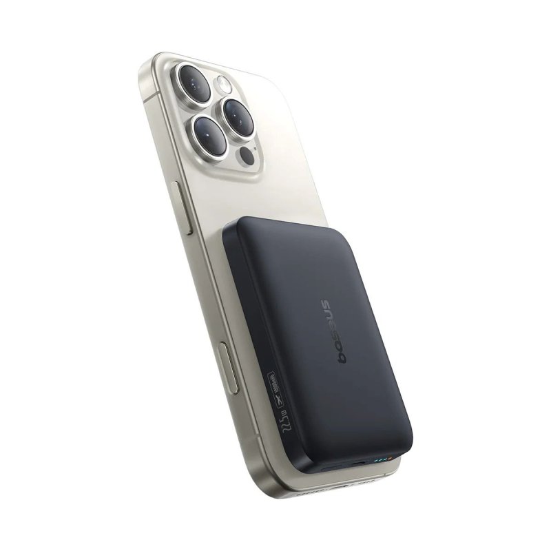 Baseus EnerFill FM11 22.5W Magnetická Powerbanka 10000mAh Cosmic Black - obrázek č. 1