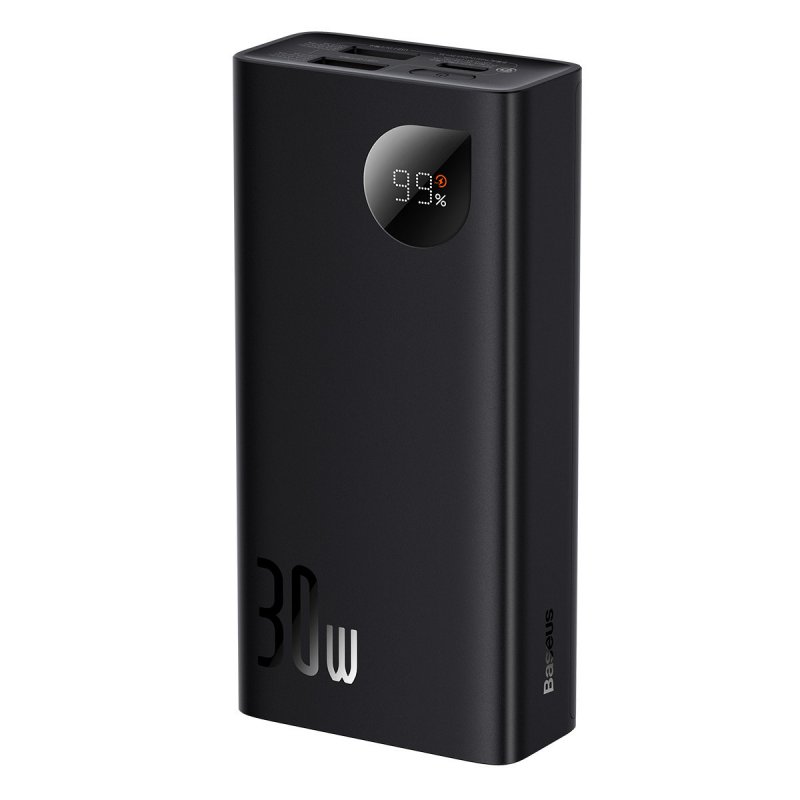 Baseus Adaman2 powerbanka 10000 mAh 30W 2xUSB/ USB-C černá - obrázek č. 1