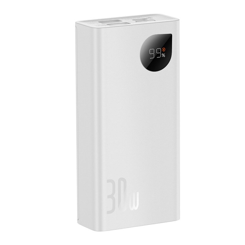Baseus Adaman2 powerbanka 10000 mAh 30W 2xUSB/ USB-C bílá - obrázek č. 5
