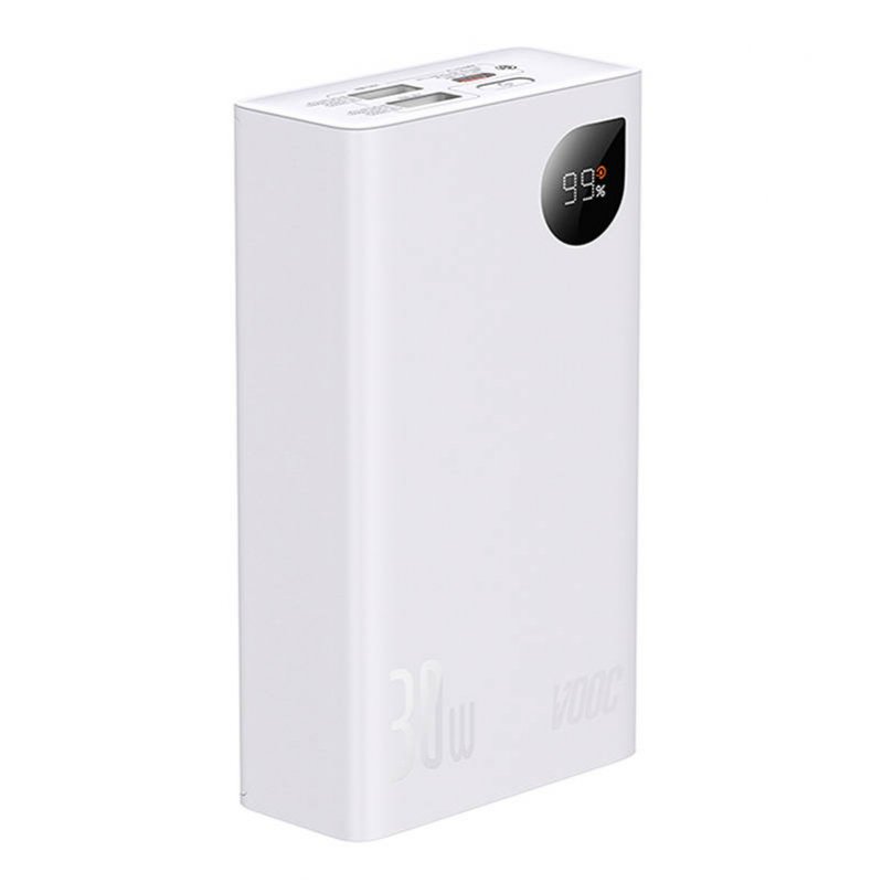 Baseus Adaman2 powerbanka 20000 mAh 30W 3xUSB/ USB-C bílá - obrázek č. 4