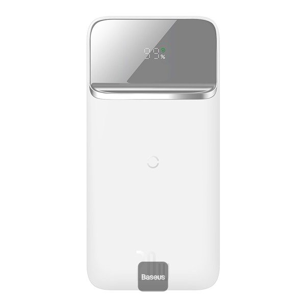 Baseus bezdrátová power banka 10000mAh 20W bílá - obrázek produktu